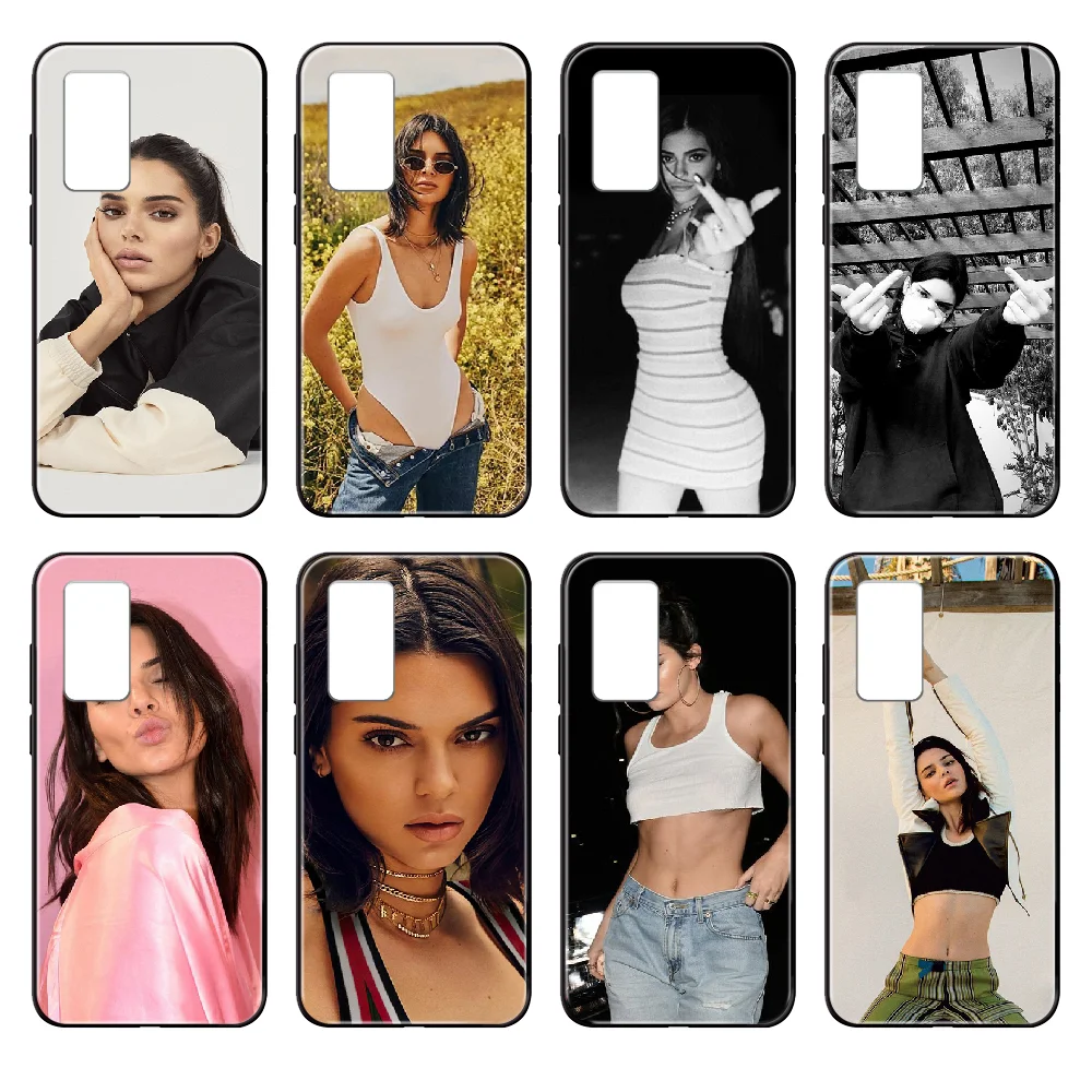 Модель Girl Kendall Jenner чехол для телефона Обложка Корпус Huawei nova P 2 3 6 7 8 9 10 20 30 I Smart Plus Z