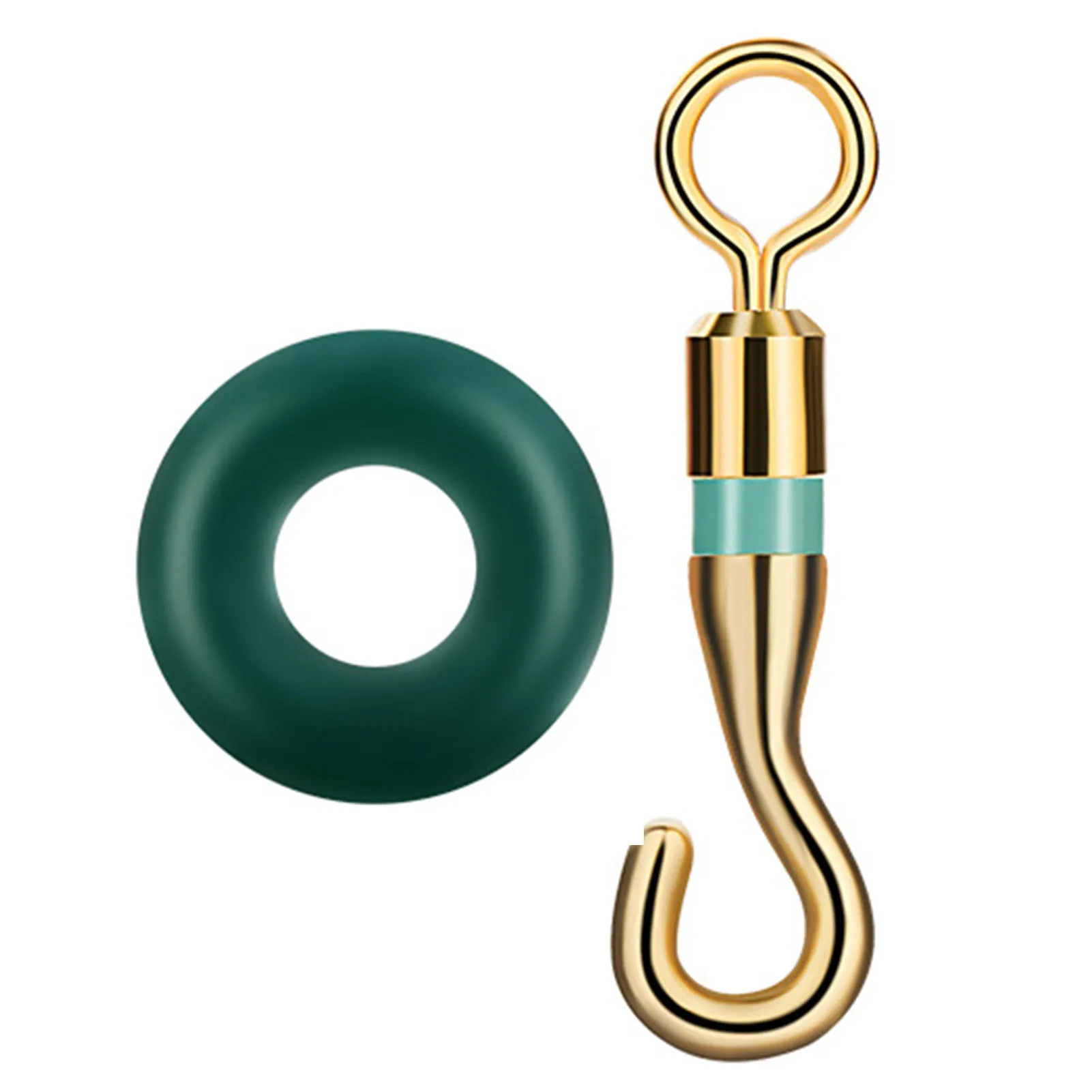 

5boxes Quick Change Fishing Rolling Swivel Labor Saving Titanium Alloy Saltwater Line Connectors High Tension Ball Bearing Clips