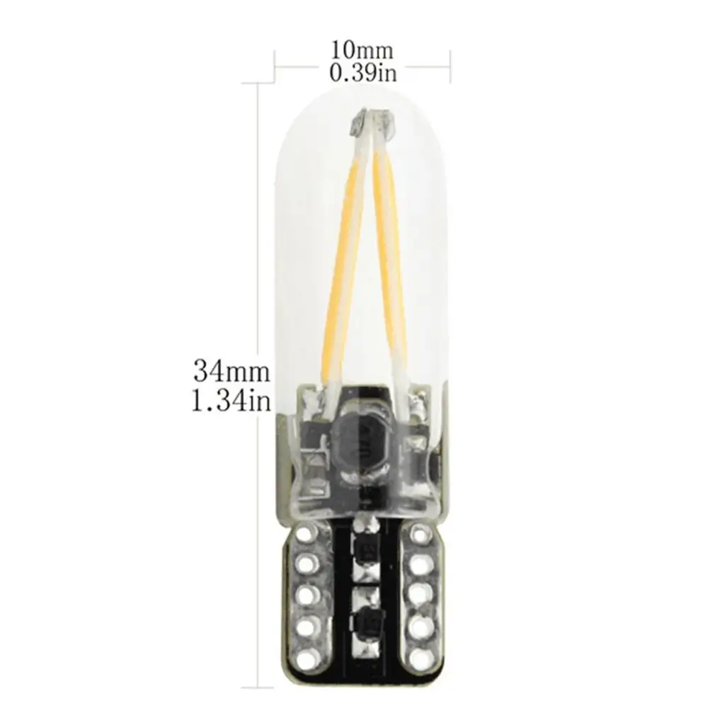 2PCS High Quality T10 Super Bright COB LED Interior Reading Dome Light Marker Lamp 12v 24v Auto Wedge Parking Bulbs | Лампы и