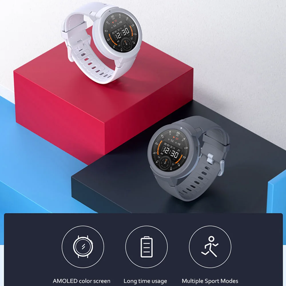 Глобальная версия Huami AMAZFIT Verge Lite Смарт-часы gps Смарт-часы IP68 AMOLED экран сердечного ритма Смарт-часы спортивные водонепроницаемые