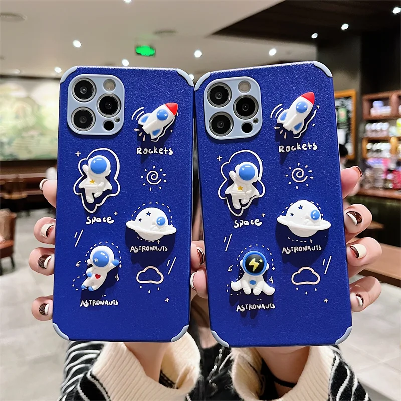 

Cartoon 3D Spaceman Phone Case For Vivo Z5 Y7S Y50 Y70S Y73S Y3 Y17 Y5S Y52S Y20 Y30 Y83 Y81 Y85 Y93 Y97 Ipoo3 5 7 Neo3 5 Z1X Z3