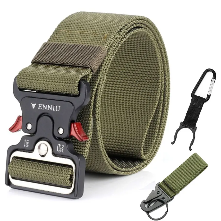 Тактический пояс военный быстросъемный нейлоновый поясной ремень армейский SWAT