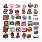 Хит продаж, модные подвески для обуви из ПВХ, декоративные пряжки для обуви