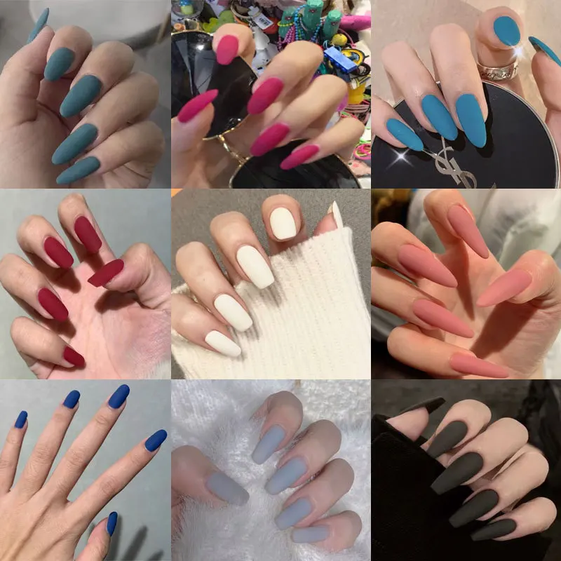 

European and American Style Explosion Long-form Pointed Nail Patch Wearing Finished Removable Durable Waterproof Invisible