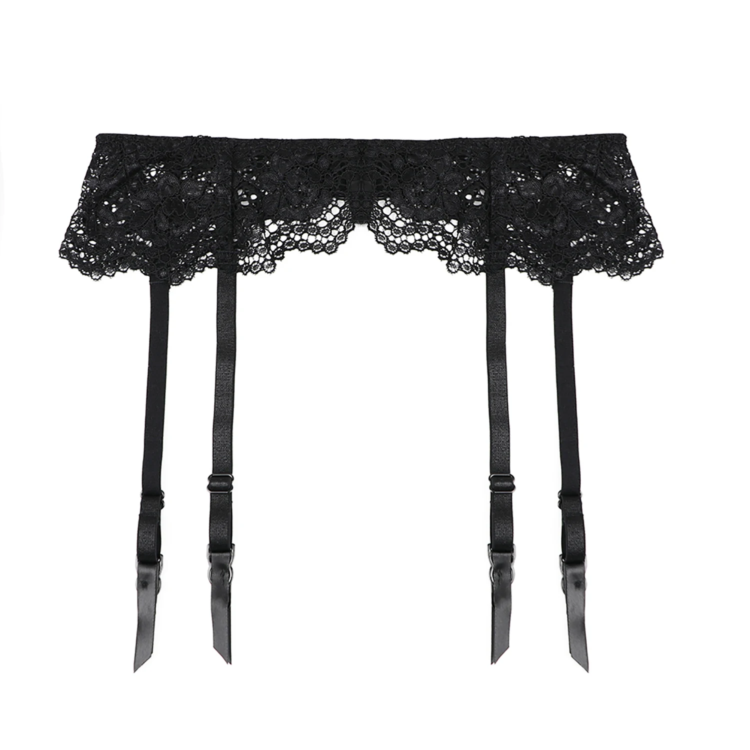 

Varsmiss sexy fashion high elasticity floral lace transparent underwear S M L XL garter belt for women