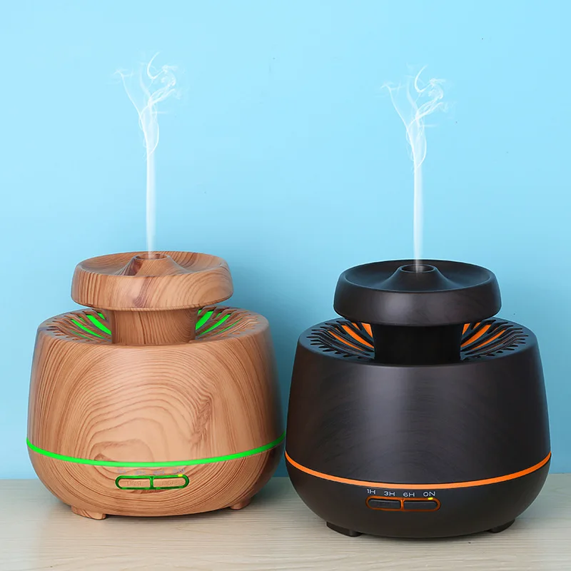 New Wood Grain L9 Aroma Diffuser Household Car Ultrasonic Humidifier USB Automatic Spray Diffuser