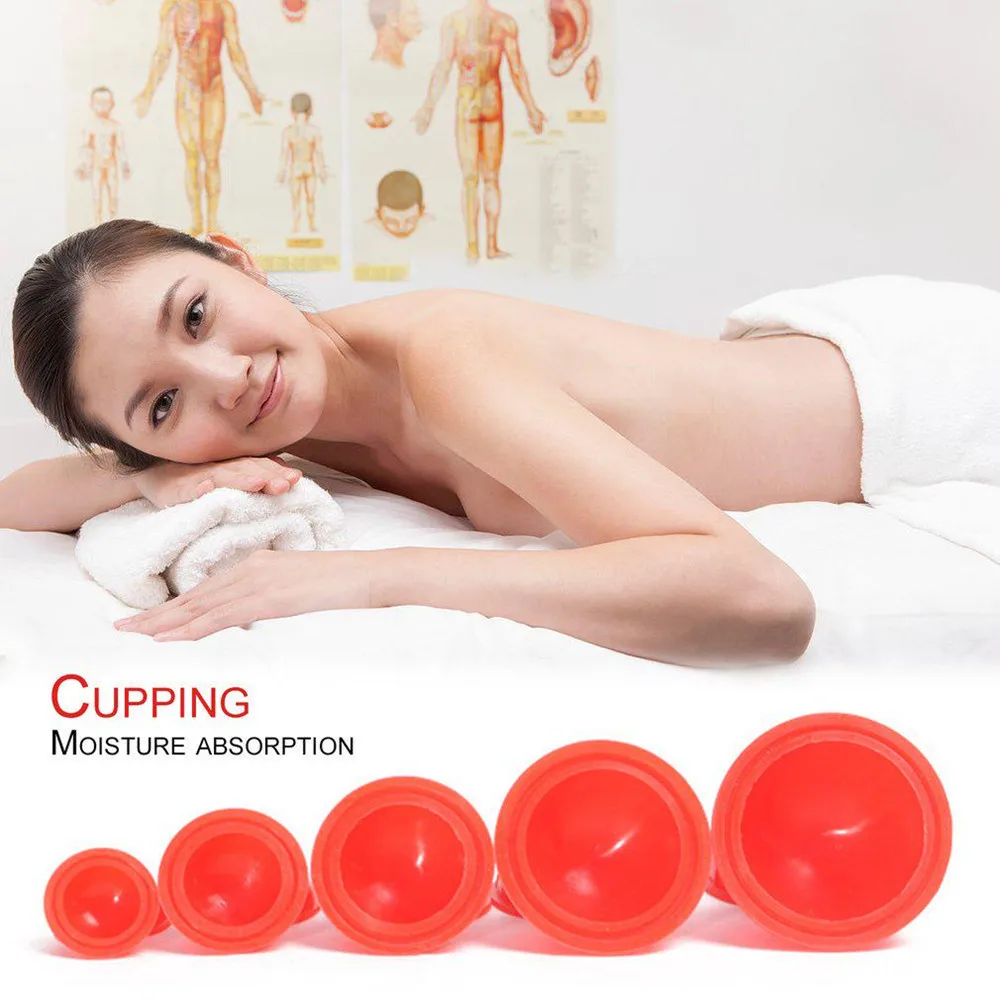 12 шт Сильный всасывающий вакуумный силиконовый массажер для тела