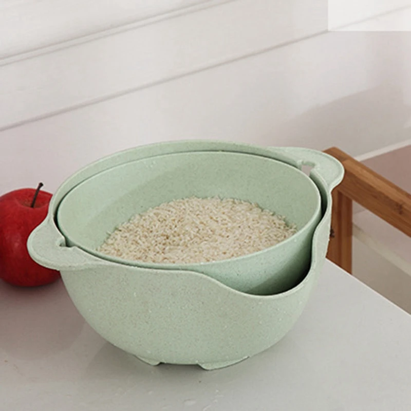 Корзина для стирки с двойным сливом, мойка, рисовая чаша, поднос для фруктов, мойка для кухни, дуршлаг для пасты, овощей.