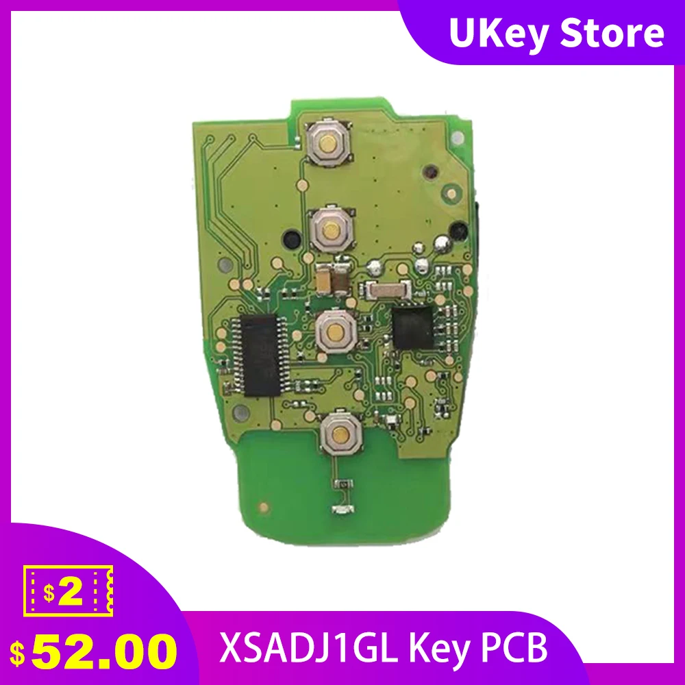 Newest Xhorse XSADJ1GL VVDI 754J  Smart Remote Key PCB Board for Audi A6L Q5 A4L A8L For VVDI BCM2 Adapter / VVDI Key Tool Plus