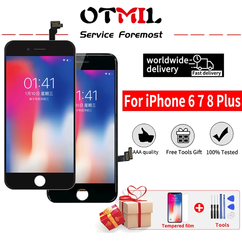 

Tested New LCD For iPhone 6 6S 7 8 Plus LCD Display Screen With 3D Force Touch Digitizer Replacement For iPhone 6 7 8 G Display