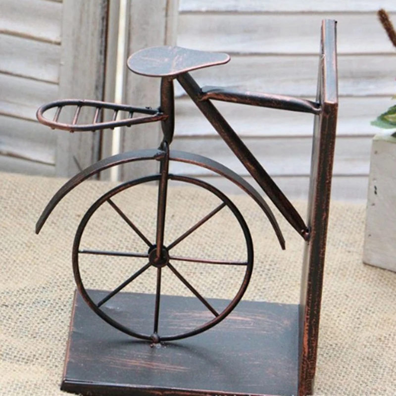 

Bookshelf Retro Style Bicycle Book Holder Book Close Book Stand Decoration Home Decoration Bronze
