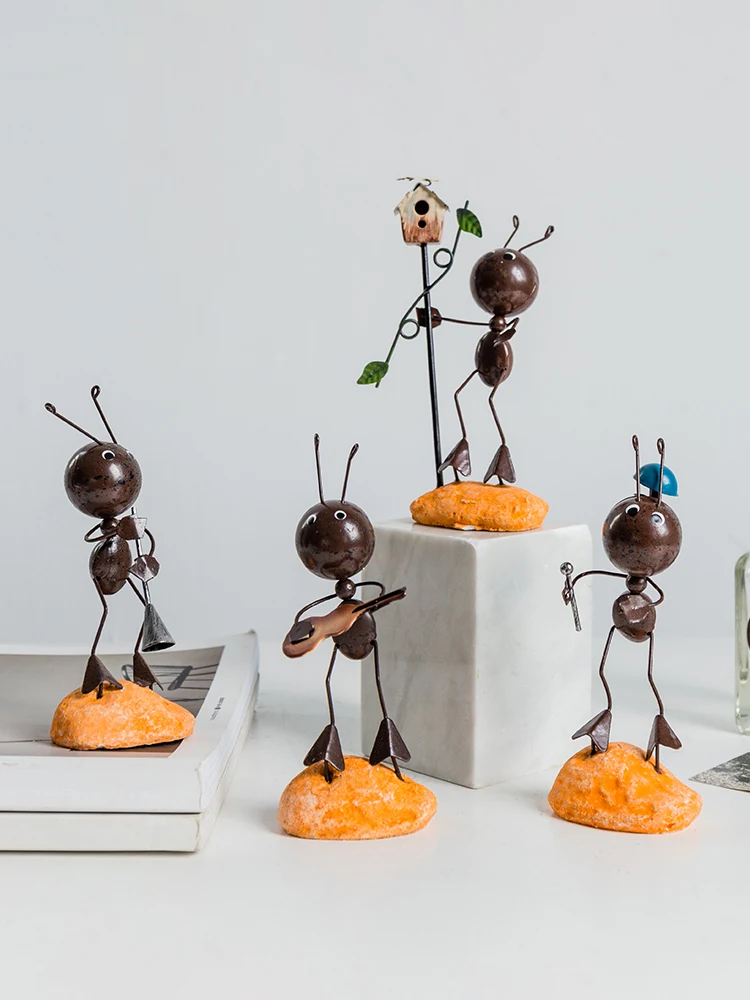 

Nordic cute ant decoration living room home decoration room computer desktop TV cabinet porch decoration