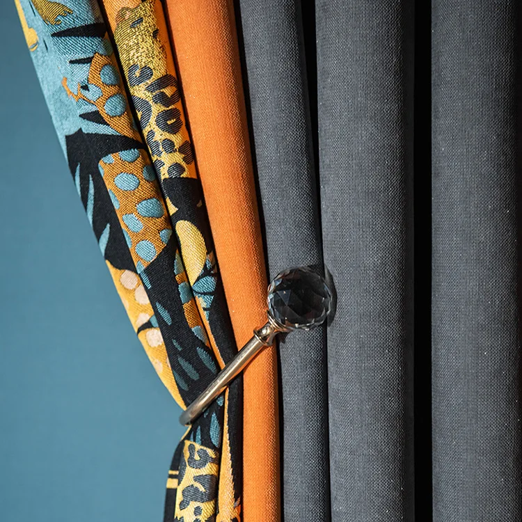 Занавеска s для гостиной новинка 2021 Современная Минималистичная атмосфера