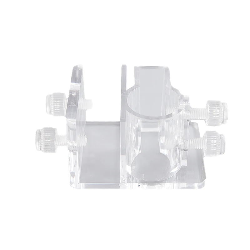Aquarium Inflow Outflow Tube Holder Acrylic Mount Fixing Tubing Clamp Inlet and Outlet Pipe Frame | Дом и сад