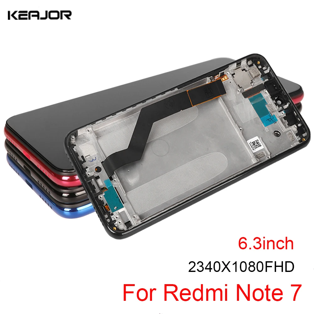 

LCD Display For Xiaomi Redmi Note 7 LCD Screen AAA Quality Touch Screen For Xiaomi Redmi Note 7 Pro Replacement Parts With Frame