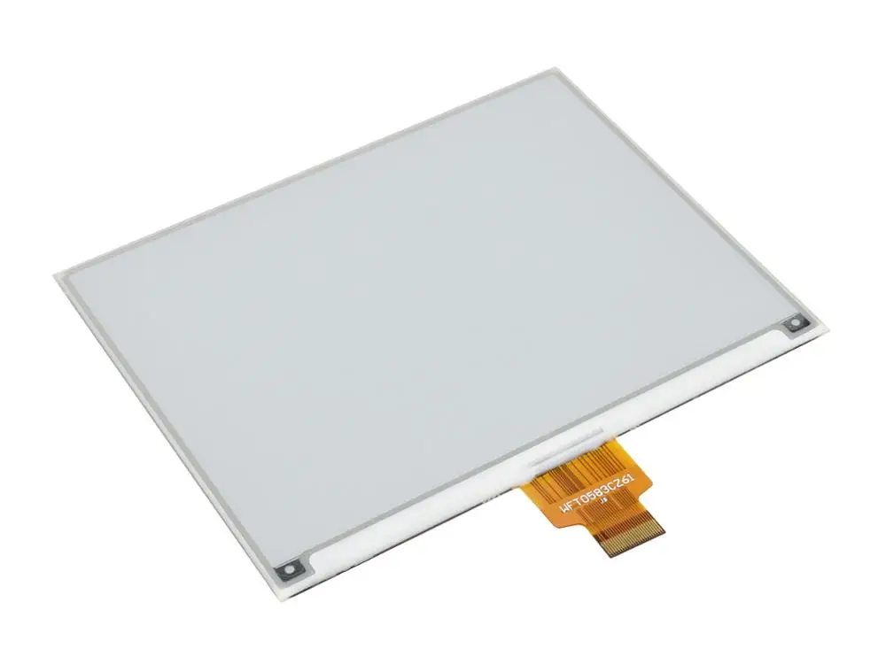 Электронная бумага Waveshare 5 83 дюйма E Ink Raw Display 648 × 480 пикселей черный/белый