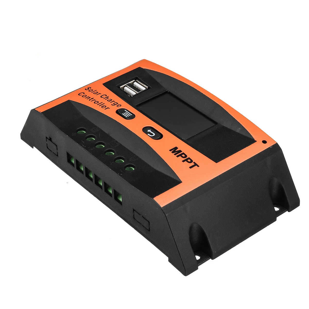 Эффективный MPPT 30A/40A/50A/60A 12V 24V автоматический контроллер заряда двойной USB ЖК-дисплей контроллеры солнечная батарея для телефона регулятор