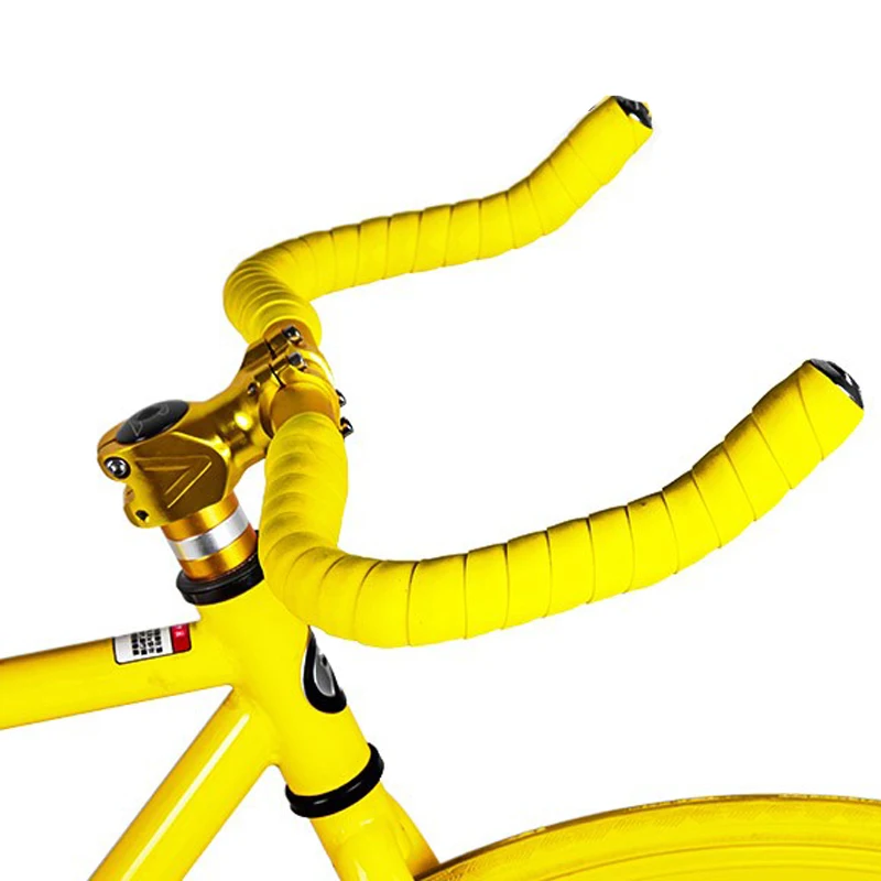 

5 Colors Bike Handlebar Replacement Tape Road Bicycle PVE Soft Handle Bar Tape Professional Cycling Damping Anti-skid Wrap
