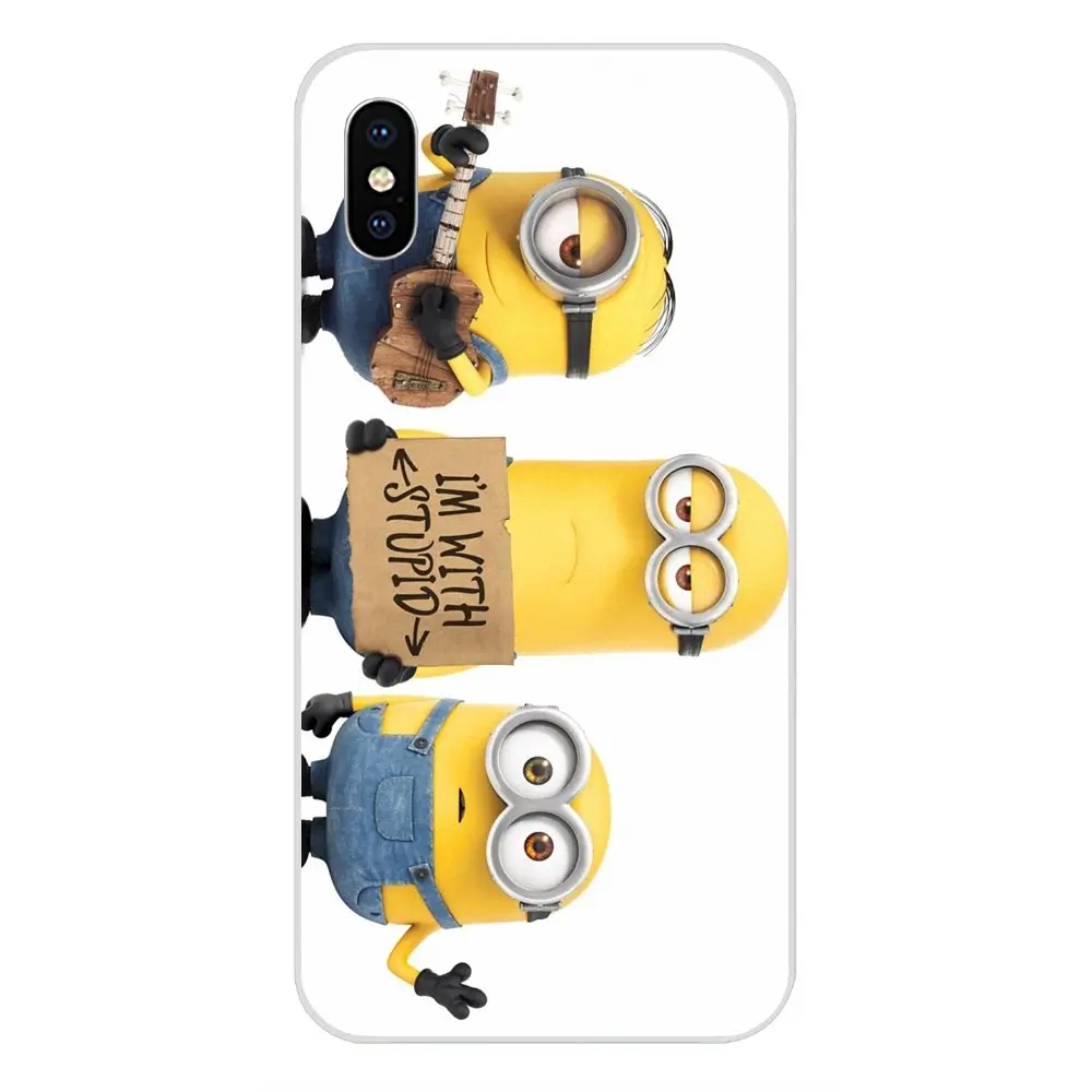 Soft Custom Phone For Huawei Honor Nova Note 5 5I 8A 8X 10 Pro 9X Moto G G2 G3 G4 G5 G6 G7 Plus Minions Movies | Мобильные телефоны