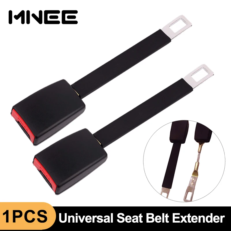 Universal Seat Belt Extender for 20-22MM Tongue Steel Safety Belt Buckle Car Seat Belt Clip Extension Plug Buckle Seatbelt Cover