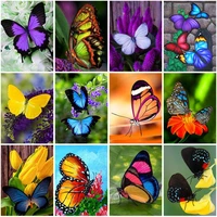 diy 5d diamond painting butterfly full square drill floral diamond embroidery cross stitch mosaic wall art home decor gift