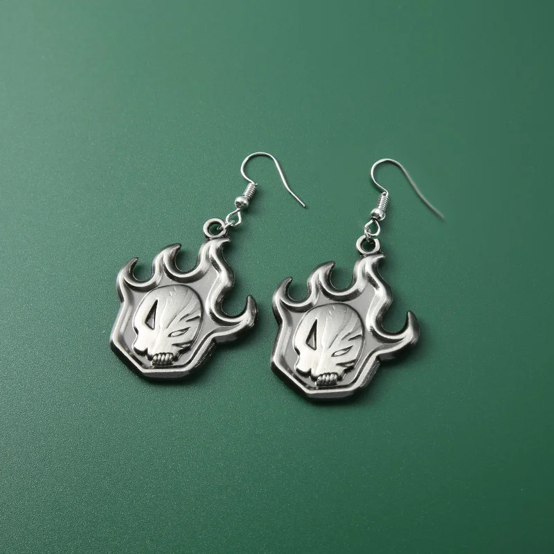 Anime Bleach Drop Earrings Kurosaki Mask Earings Shape Figure 6 Pendant Hook For Women Cosplay Jewelry Accessories Gift |