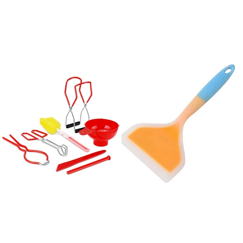 

Набор принадлежностей для консервирования Of7, подъемные щипцы для банка с жесткой сковорода тамагояки лопатка с плоским дном