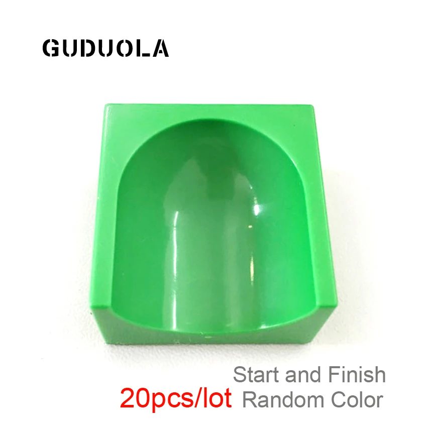 

20pcs/lot Big Bricks Start and Finish Marble Race Run Maze Balls Track Funnel in Blocks Building Blocks Toys