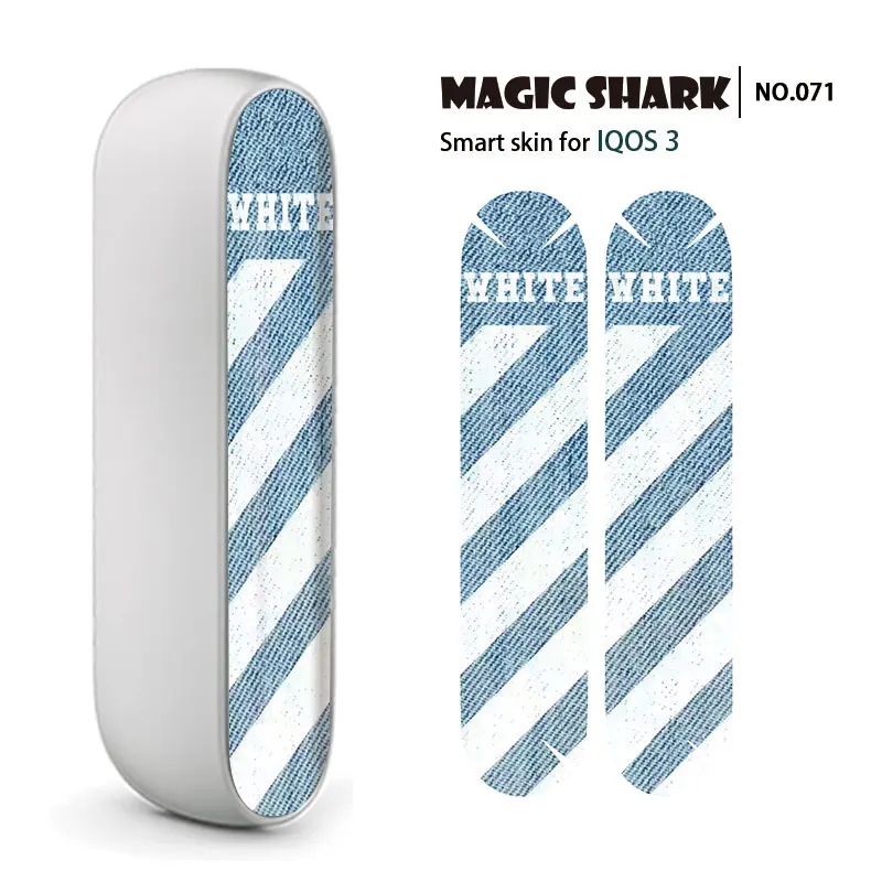 

Magic Shark Elmo One Punch Man Dollar Leopard PVC Stereo Sticker Case Film Skin for IQOS 3.0 3