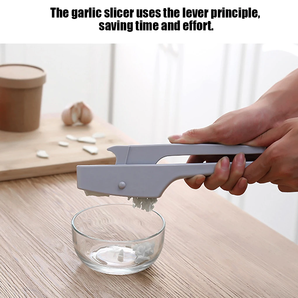 

Garlic Press Plastic Garlic Grinder Handheld Vegetable Mahser for Kitchen Restaurant