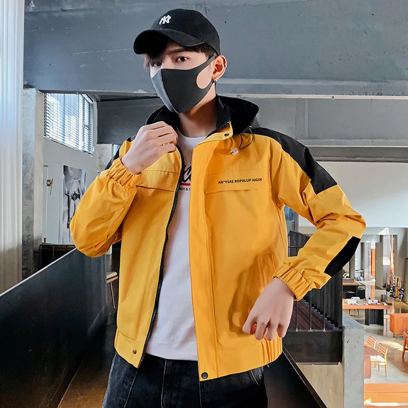 

Men's Bomber Zipper Jacket Spring New Male Casual Streetwear Hip Hop Slim Fit Pilot Coat Men Clothing