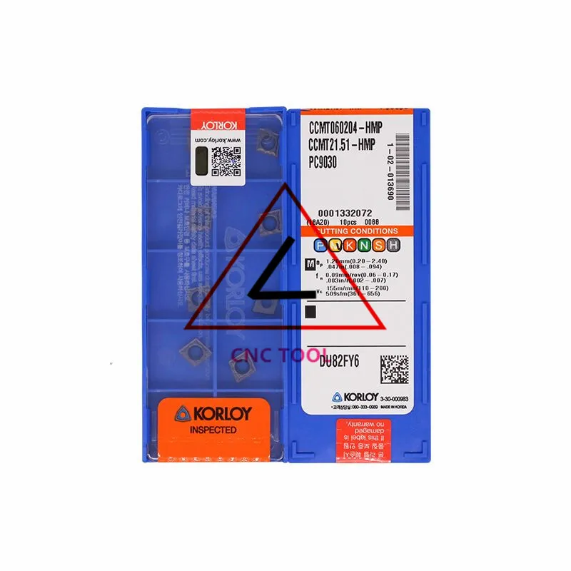 CCMT060204-HMP PC9030 10 шт. оригинальный режущий инструмент Корея KORLOY |
