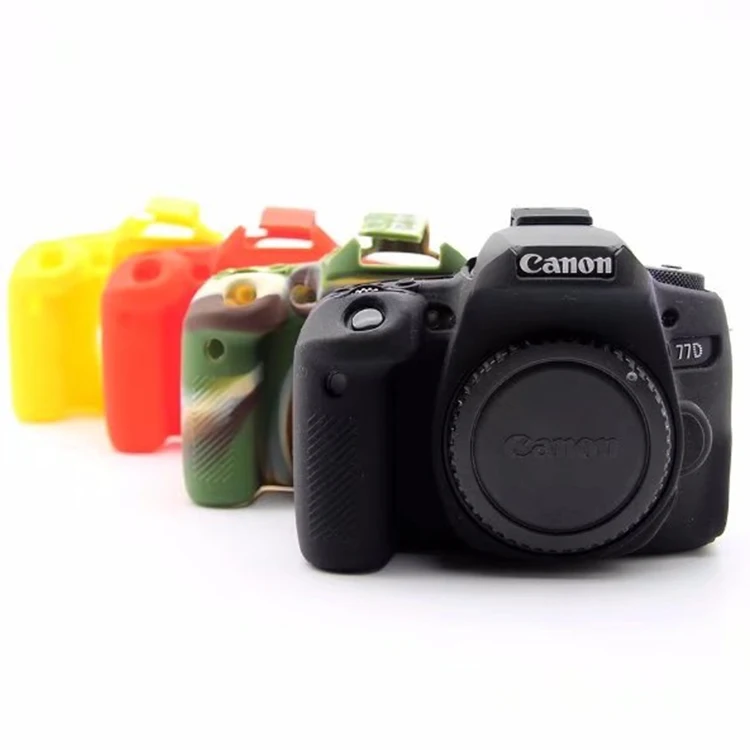 Мягкий чехол для камеры Canon EOS 77D силиконовые аксессуары для фотосъемки хорошая Защитная камера в сборе для профессиональной камеры Canon