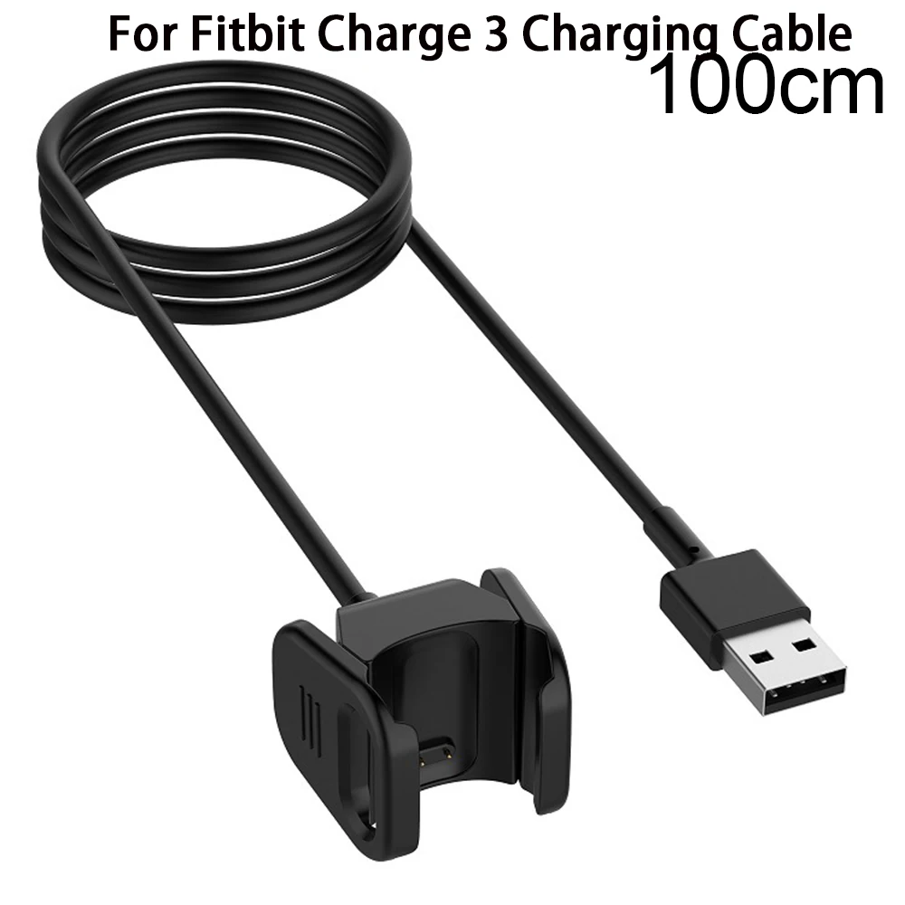 For Fitbit Charge 3 Сменное USB зарядное устройство для Fitbit зарядки смарт-браслет usb зарядный кабель для fitbit versa, ремешок 2/versa браслет адаптер - Цвет: For Fitbit Charge 3