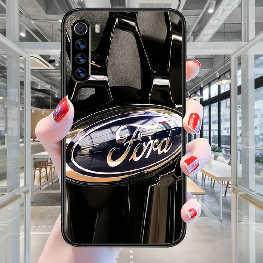 

Mustangs Car Fords Phone Case For Xiaomi Redmi Note 7 8 8T 9 9S 4X 7 7A 9A K30 Pro Ultra black Cell Painting Bumper Tpu Back