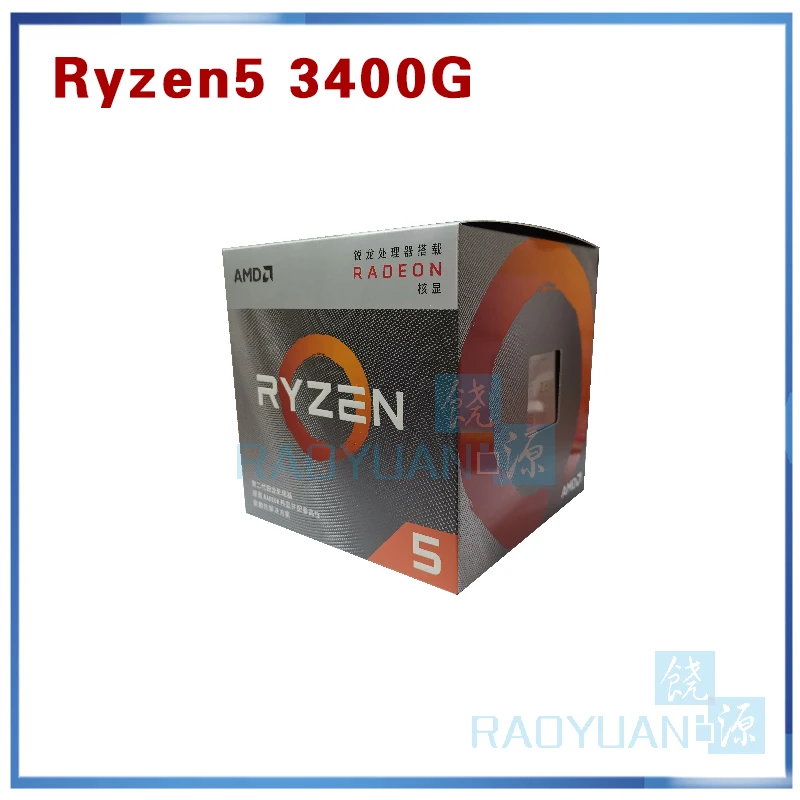 Четырехъядерный процессор AMD Ryzen 5 3400G R5 3400G 3,7 GHz с восьмиядерным процессором 65W YD3400C5M4MFH разъем AM4 Wihtout кулер вентилятор