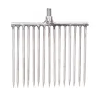 Рыболовный гарпун с 15 зубцами, легкое рыболовное копье, ледобур, рыболовная вилка, крючок, гарпун из нержавеющей стали, Рыболовный инструмент для дайвинга