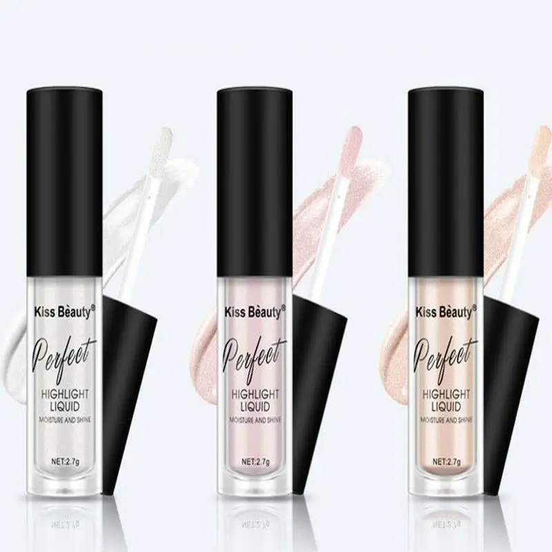Косметическая жидкость Хайлайтер для осветления лица сияющий блеск контур