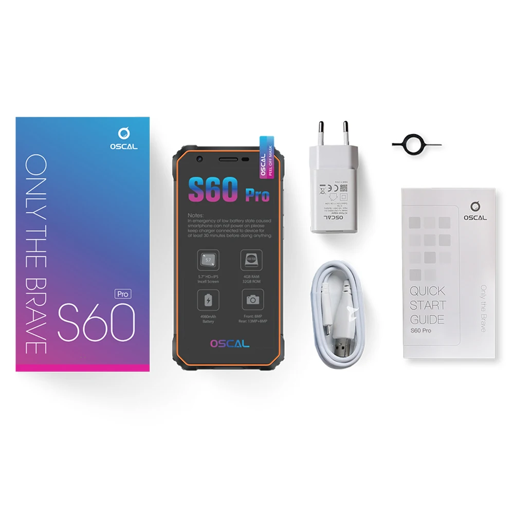 Смартфон Blackview OSCAL S60 Pro IP68/IP69K 5 7 дюйма HD + 5580 мАч 4 32 ГБ Android 11 8 13 МП |