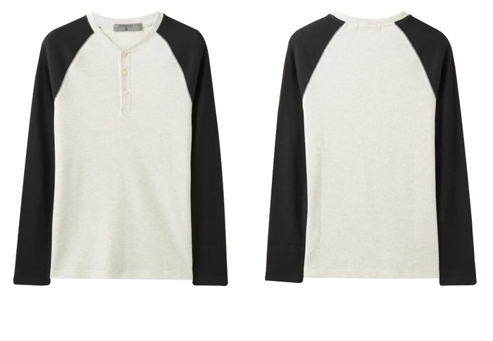 Giordano Мужская футболка с горлышком и вафельным воротником, Camiseta Masculina, контрастный цвет, легкая Толстая Мягкая футболка Poleras Hombre 01029796