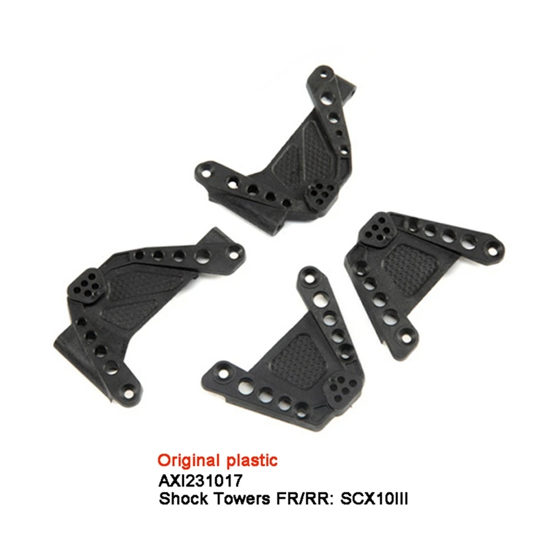 

2Pcs Metal Front Damper Mounts For Crawler Axial SCX10 III AXI03007