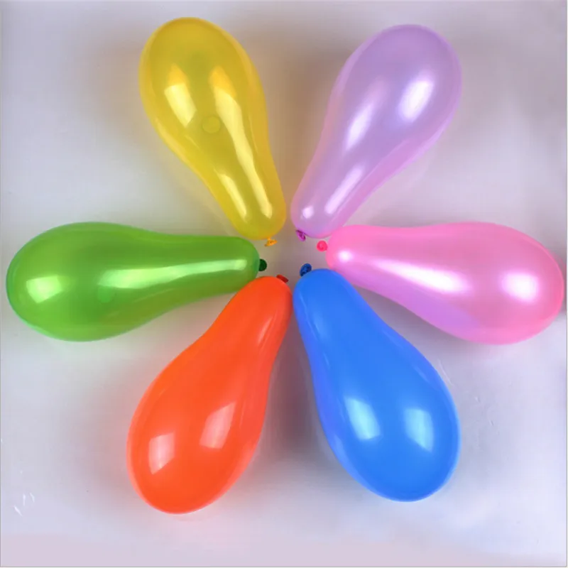 100/300pcs 3 дюйма латексных воздушных шаров с водой серьги в форме маленького детский