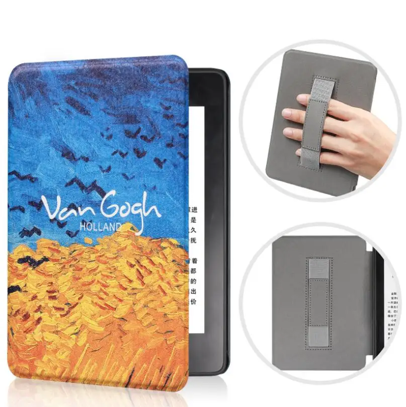 Чехол Gligle handstrap для Amazon kindle Paperwhite 4 корпус электронной книги 1 шт./лот+ пленка для экрана+ сенсорная ручка