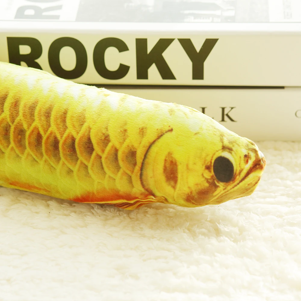 Moving Fish Electric Toy For Cat USB Charger Interactive Chew Bite Toys Catnip Supplies Kitten Flop Wagging | Дом и сад
