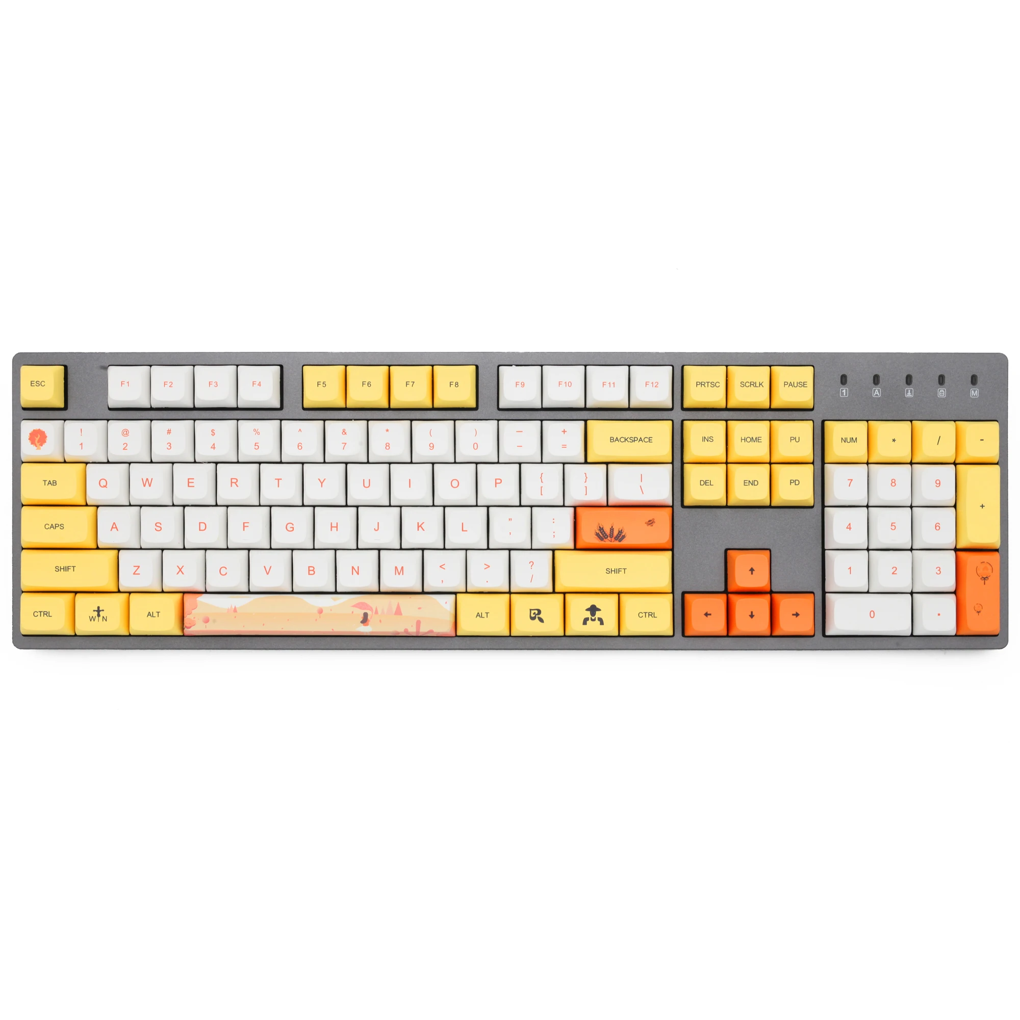 Набор клавиш XDA V2 для клавиатуры набор толстых колпачков gh60 покер 87 tkl 104 ansi xd64 bm60