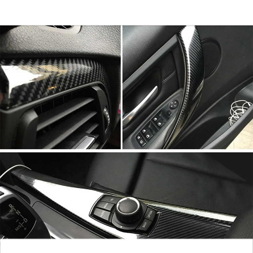 

3D Carbon Fiber Car Wrap Sheet Roll Film Car stickers and car Decals Motorcycle Car Styling Accessories Automobiles 30cmx127cm