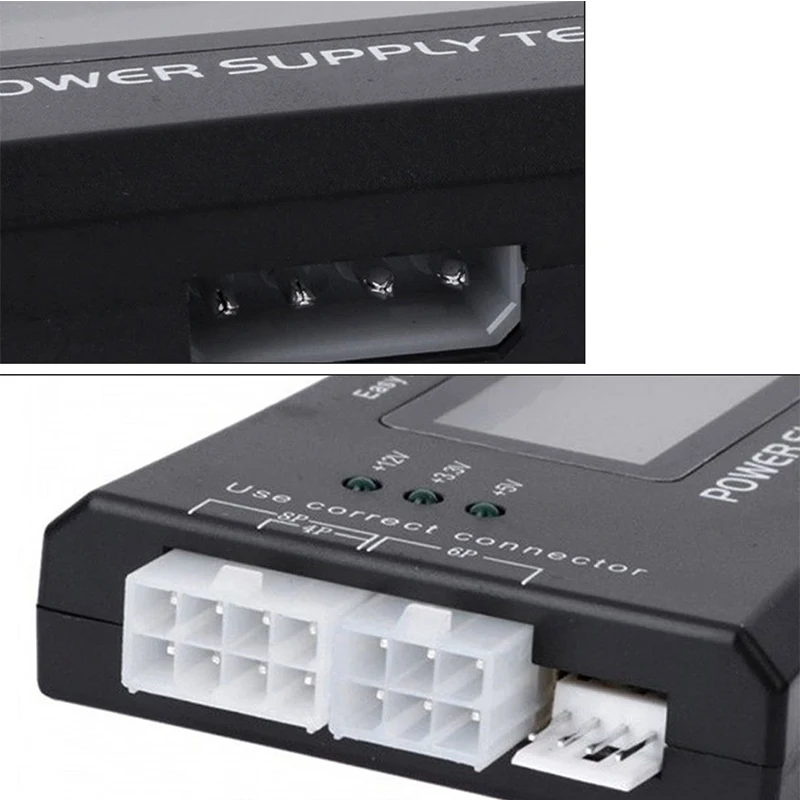 Компьютер ATX поставка постоянного тока цифровой вольтметр 12 В Измеритель usb