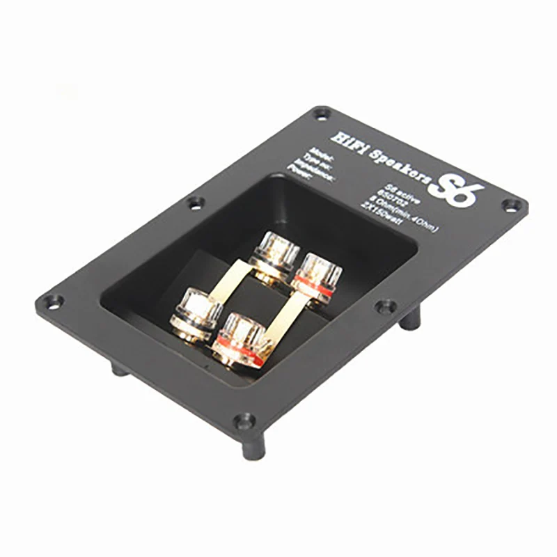 Четырехпозиционная распределительная коробка для динамиков HIFI 2 шт. с терминалом