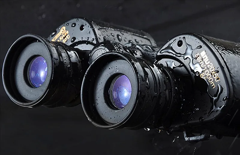 Русский Hd бинокль Baigish 20x50 мощный военный мощный для охоты на открытом воздухе оптический Lll ночное видение фиксированный зум кемпинг
