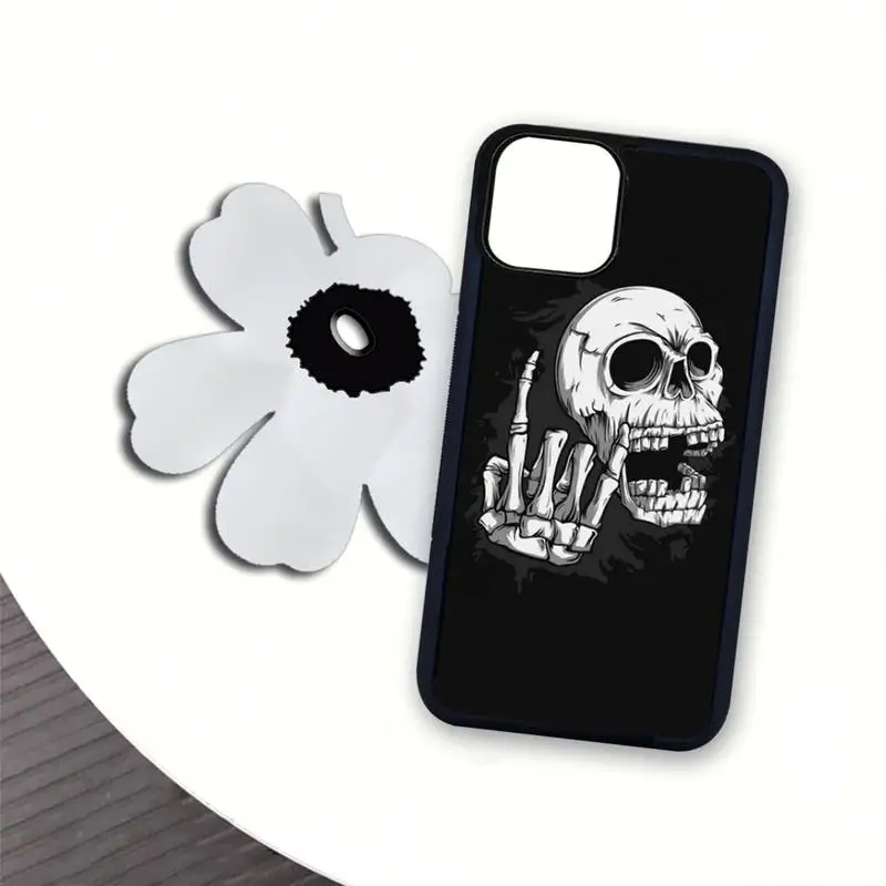 

Rock roll skull TPU + PC phone cover case for iphone se 2020 6 6s 7 8 plus x xs max xr 11 12 pro max coque
